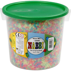 Nabbi Nabbi Strijkkralen neon kleuren