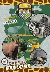 Clementoni puzzle animals National Geographic Kids Wildlife Expedition 180 pieces