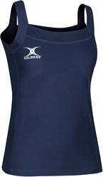 Gilbert Netball Blaze Tank Top - W 8 - Navy