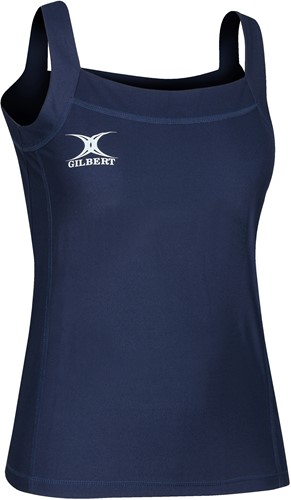 Gilbert Netball Blaze Tank Top - W 8 - Navy
