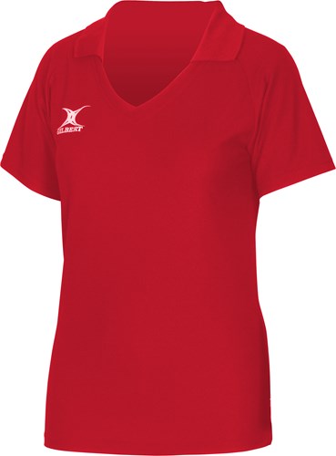 Gilbert netball shirt women Blaze W 8 red sportswear