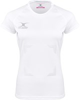 Gilbert netball shirt Eclipse Hook and Loop Top - W 10 - white