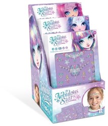 Nebulous Stars body sticker set - 25 rhinestone stickers multicolor