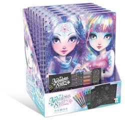 Nebulous Stars coloring book black paper Isadora creative toy