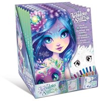 Nebulous Stars color by number coloring book with markers - creative toy