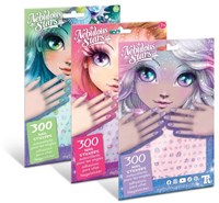 Nebulous Stars nail sticker set - 300 stickers for kids