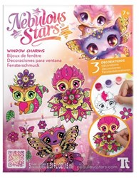 Nebulous Stars window decoration craft set with magical charms and paint