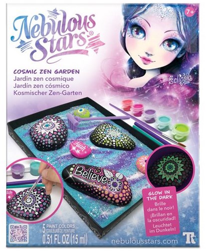 Nebulous Stars zen garden creative toy with stones and sand