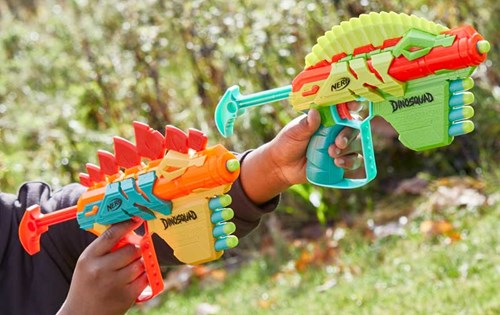Hasbro Nerf blaster Dinosquad Stego Duo Pack foam darts-3