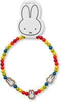 Bambolino Toys Miffy necklace wooden beads rainbow kids jewelry-2