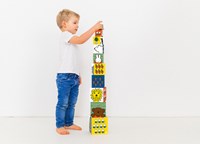 Bambolino Toys Miffy necklace wooden beads rainbow kids jewelry-3