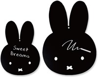 Bambolino Toys Miffy chalkboard black wood 40 cm kids room decoration-2