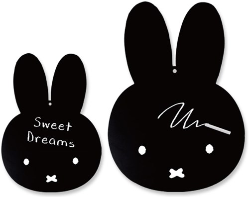 Bambolino Toys Miffy chalkboard black wood 40 cm kids room decoration-2
