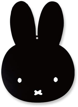 Bambolino Toys Miffy chalkboard black wood 40 cm kids room decoration