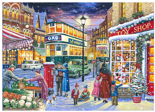 House of Puzzles jigsaw puzzle - Catching the Tram 1000 pieces puzzle