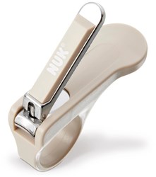 NUK baby nail clipper ergonomic grey safe care
