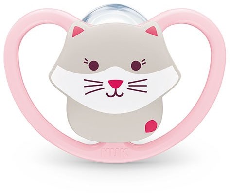 Nuk baby pacifier silicone 18-36M Cat PolarBear orthodontic airy-2