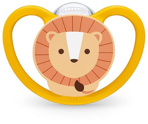 Nuk baby pacifier 18-36 months silicone Zebra Lion set of 2-2