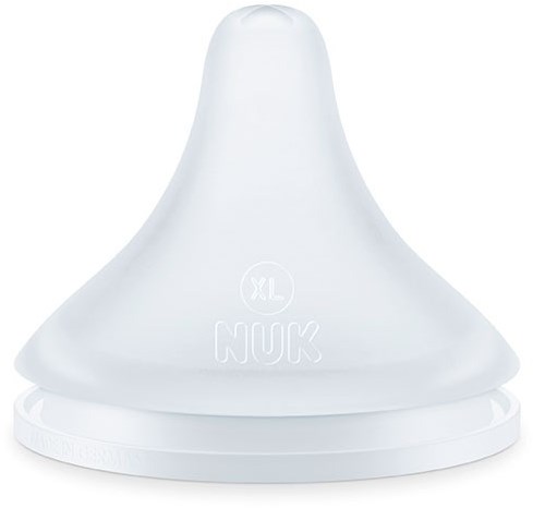 NUK baby bottle teat XL silicone anti-colic 2 pieces 6 months+