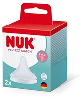 NUK baby bottle teat XL silicone anti-colic 2 pieces 6 months+-2