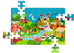 BigJigs nursery rhyme floor puzzle - educational kids jigsaw