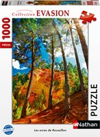 Nathan puzzle Ocres de Roussillon - 1000 pieces jigsaw puzzle-2