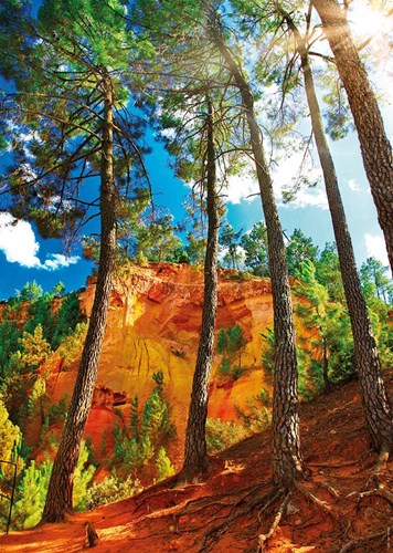 Nathan puzzle Ocres de Roussillon - 1000 pieces jigsaw puzzle