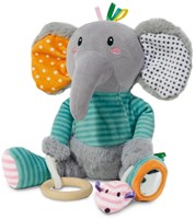 Ses sensory toy Olfi elephant plush for babies and toddlers-3