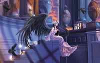 SunsOut puzzle Onyx Angel - 550 pieces fantasy jigsaw