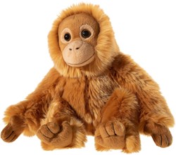 Heunec plush orangutan cuddly toy 24cm - soft monkey toy