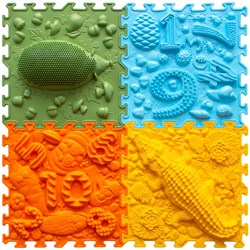 Ortoto Sensory Massage Puzzle Mats Grass box 8 pieces
