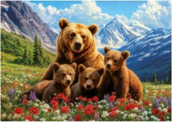 Educa jigsaw puzzle grizzly bears Canada 1000 pieces puzzle adults