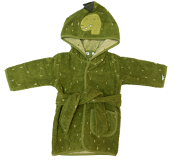 Trixie bathrobe organic cotton toddler Mr. Dino 1-2 years