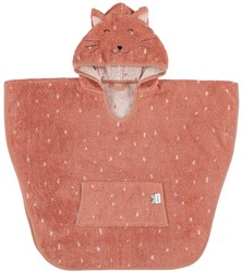 Trixie kids poncho Mrs Cat - soft cotton animal poncho pink