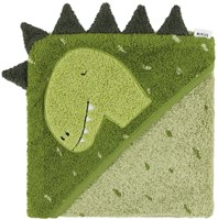 Trixie hooded towel organic cotton 75x75cm Mr. Dino baby towel