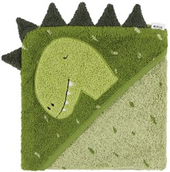 Trixie hooded towel organic cotton 75x75cm Mr. Dino baby towel