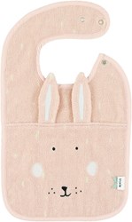Trixie baby bib - organic cotton - Mrs. Rabbit - pink