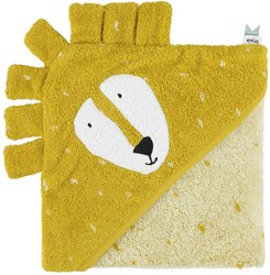Trixie hooded towel organic cotton 75x75cm Mr. Lion baby towel