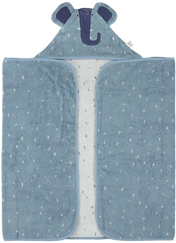 Trixie hooded towel organic cotton 70x130cm Mrs. Elephant - soft bath towel
