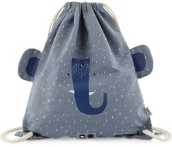 Trixie gym bag backpack kids Mrs. Elephant water-repellent cotton