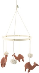 Trixie mobile nursery camel - organic cotton and wood