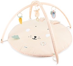 Trixie baby gym play mat - activity arch Mrs. Rabbit pink bunny
