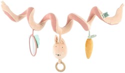 Trixie activity spiral baby toy Mrs. Rabbit multicolor