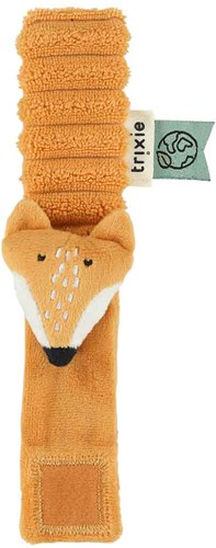 Trixie baby wrist rattle Mr. Fox - soft orange toy for babies