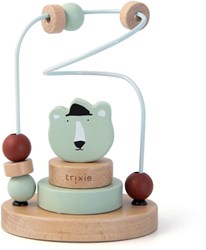 Trixie wooden bead maze - educational toy Mr. Polar Bear green