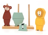 Trixie wooden animal puzzle stacker - FSC certified toy - educational and sustainable