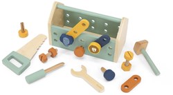 Trixie wooden toolbox toy for kids - durable wooden playset