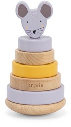 Trixie wooden stacking tower Mrs. Mouse educational toy