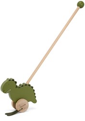 Trixie wooden push-along stick - educational kids toy Mr. Dino FSC
