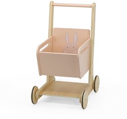 Trixie wooden shopping cart toy Mrs. Rabbit - sustainable pretend play